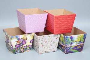 коробка для цветов гофра